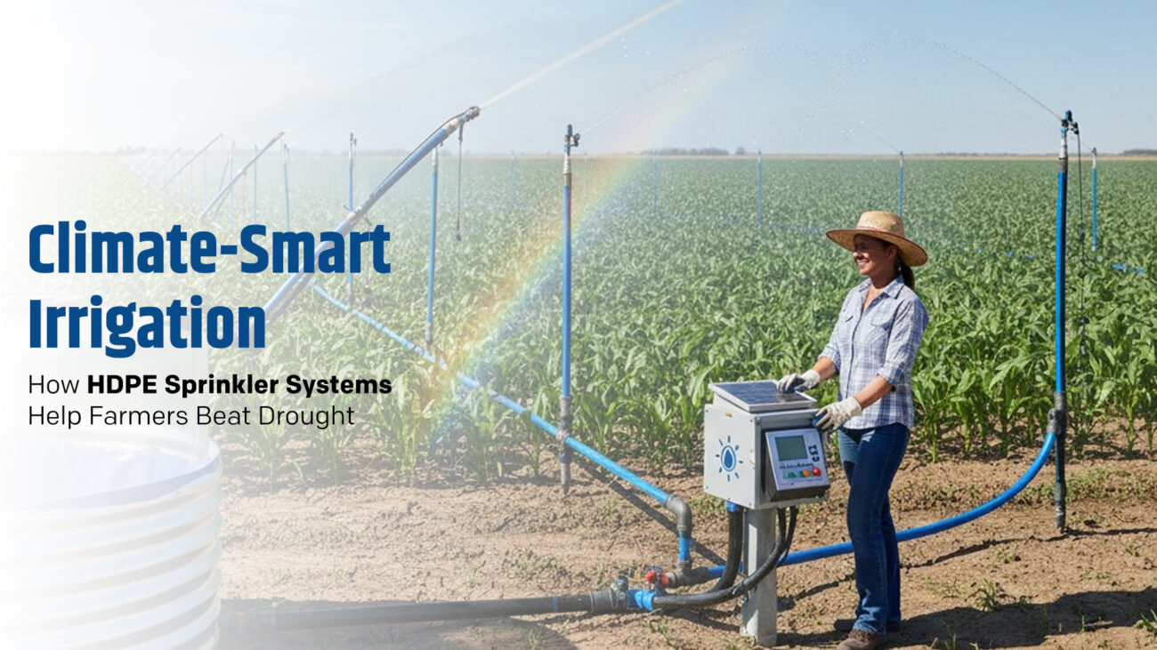 Climate-Smart Irrigation How HDPE Sprinkler Systems Help Farmers Beat Drought
