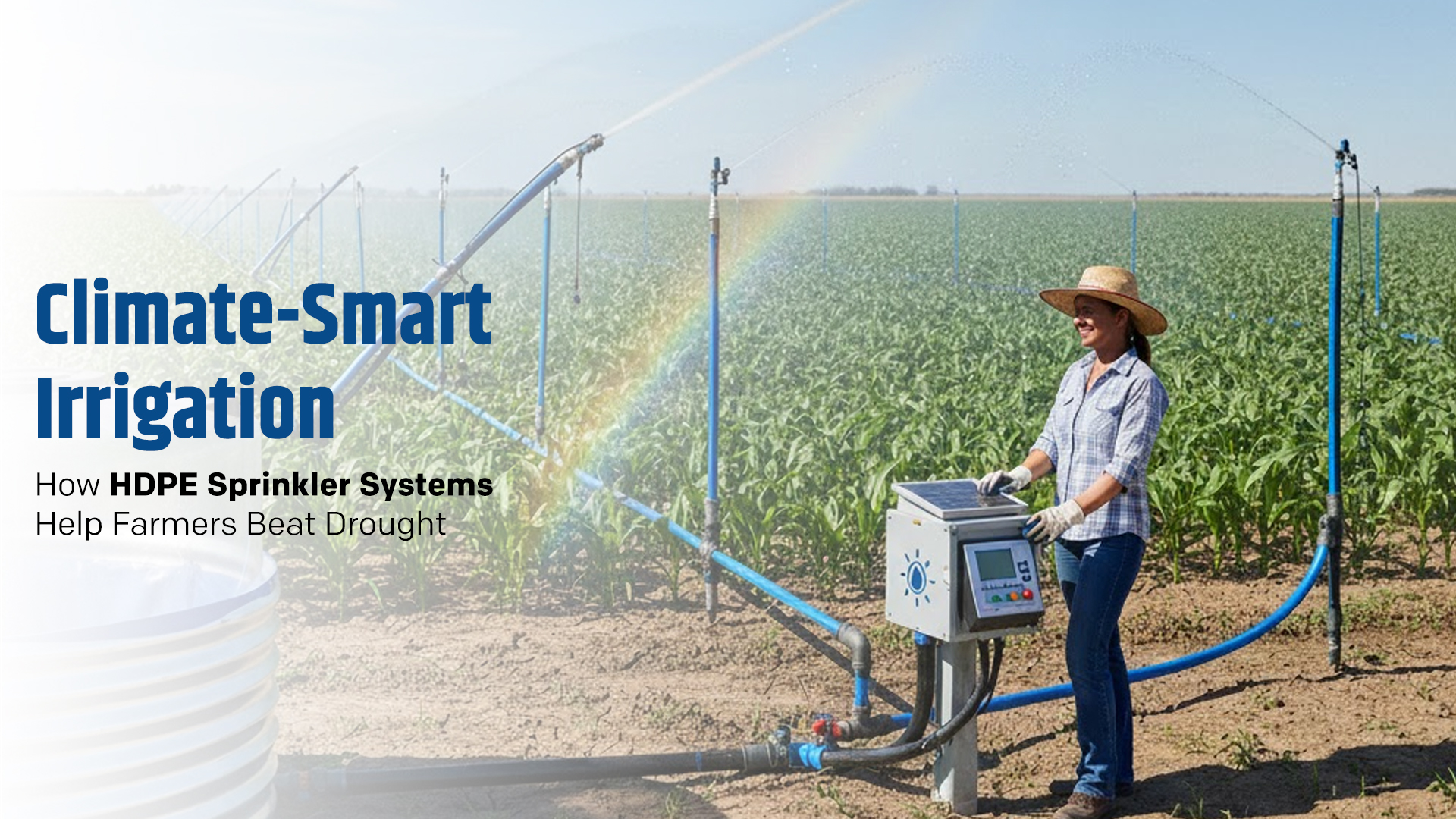 Climate-Smart Irrigation How HDPE Sprinkler Systems Help Farmers Beat Drought