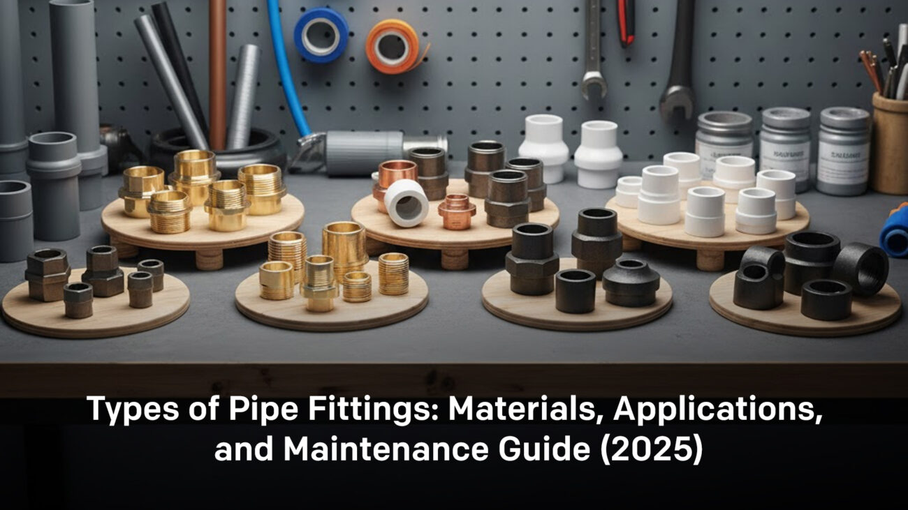 Types of Pipe Fittings Materials, Applications, and Maintenance Guide (2025)
