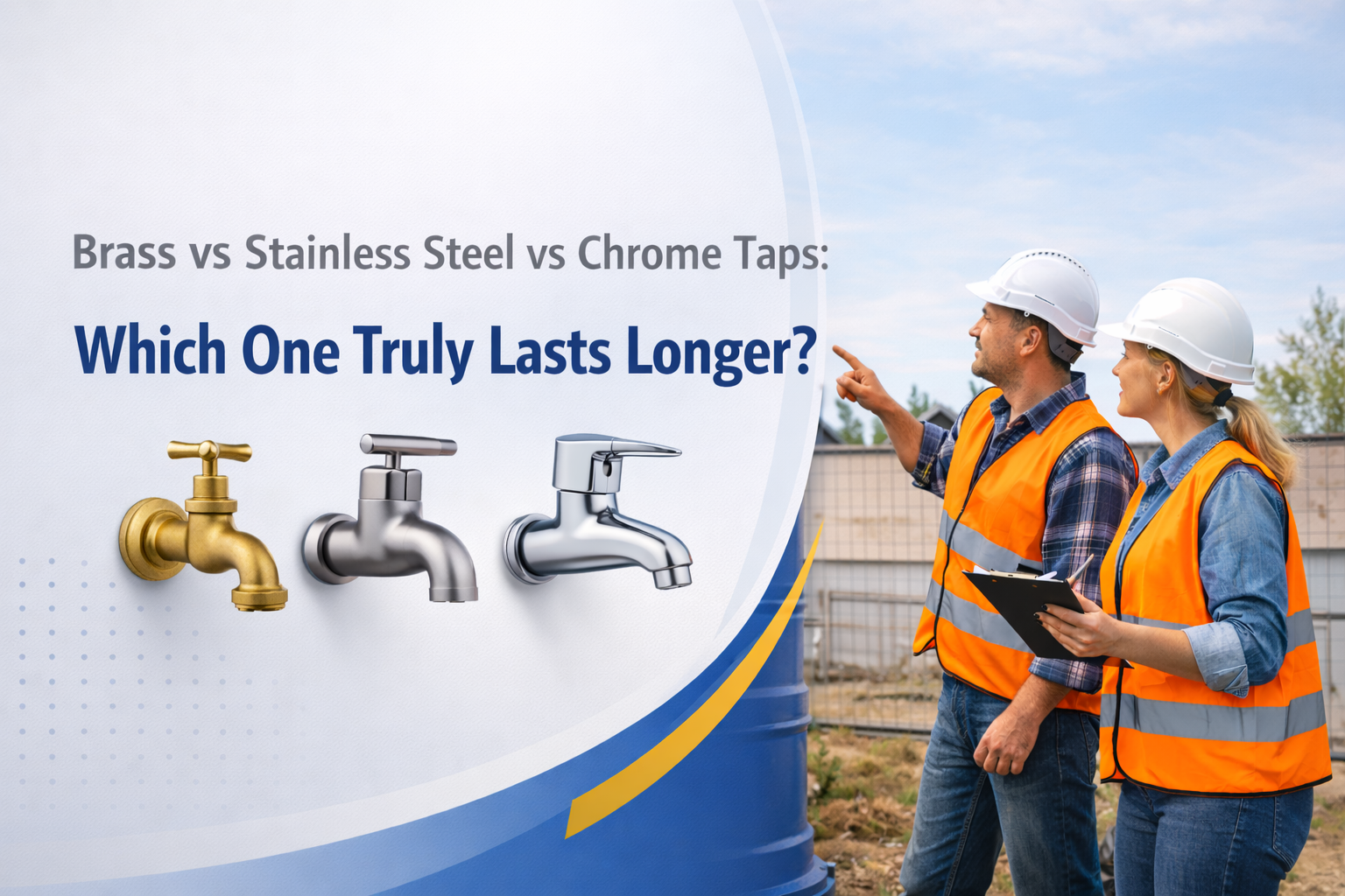 Brass vs Stainless Steel vs Chrome Taps: Which One Truly Lasts Longer?
