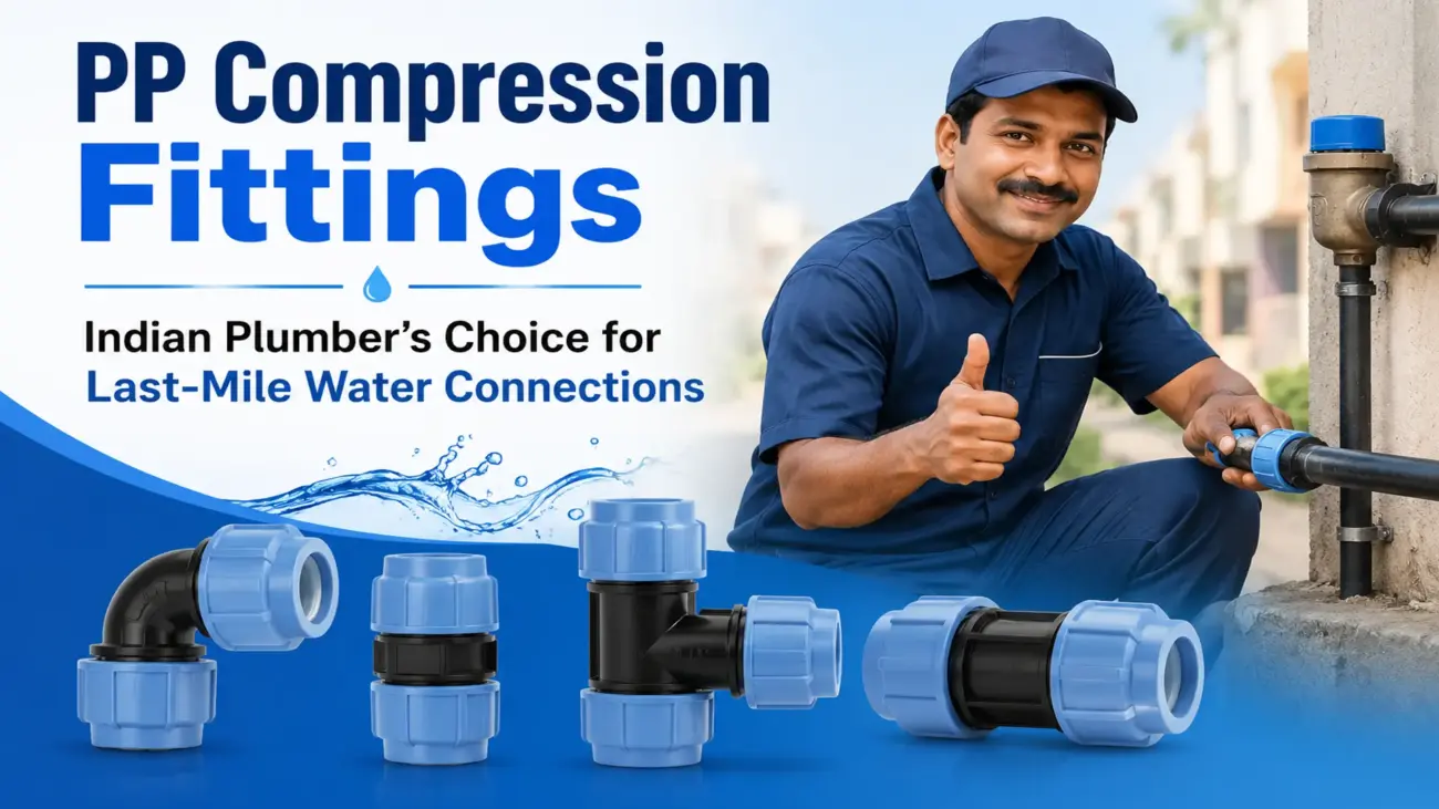 PP Compression Fittings Indian Plumber’s Choice for Last Mile Water Connections
