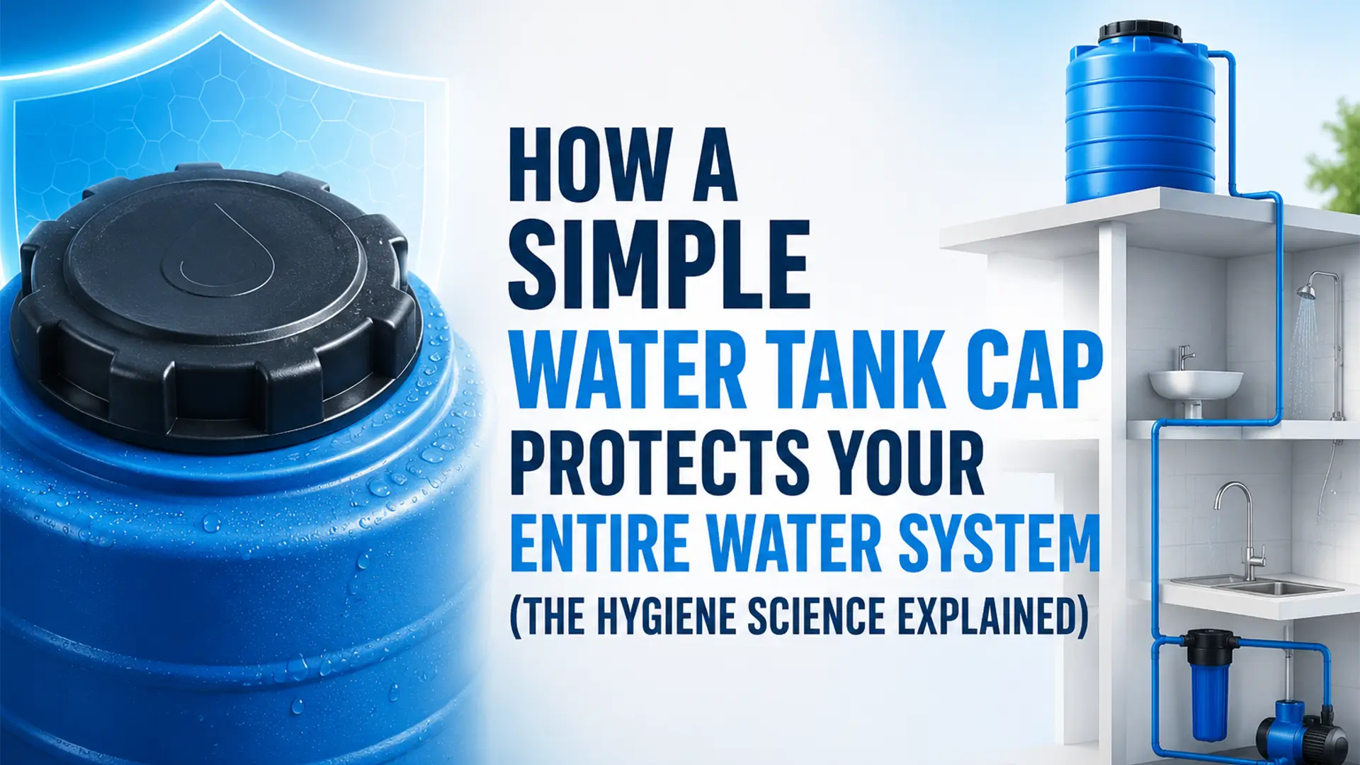 How a Simple Water Tank Cap Protects Your Entire Water System (The Hygiene Science Explained)