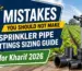 5 Mistakes You Should Not Make Sprinkler Pipe Fittings Sizing Guide for Kharif 2026