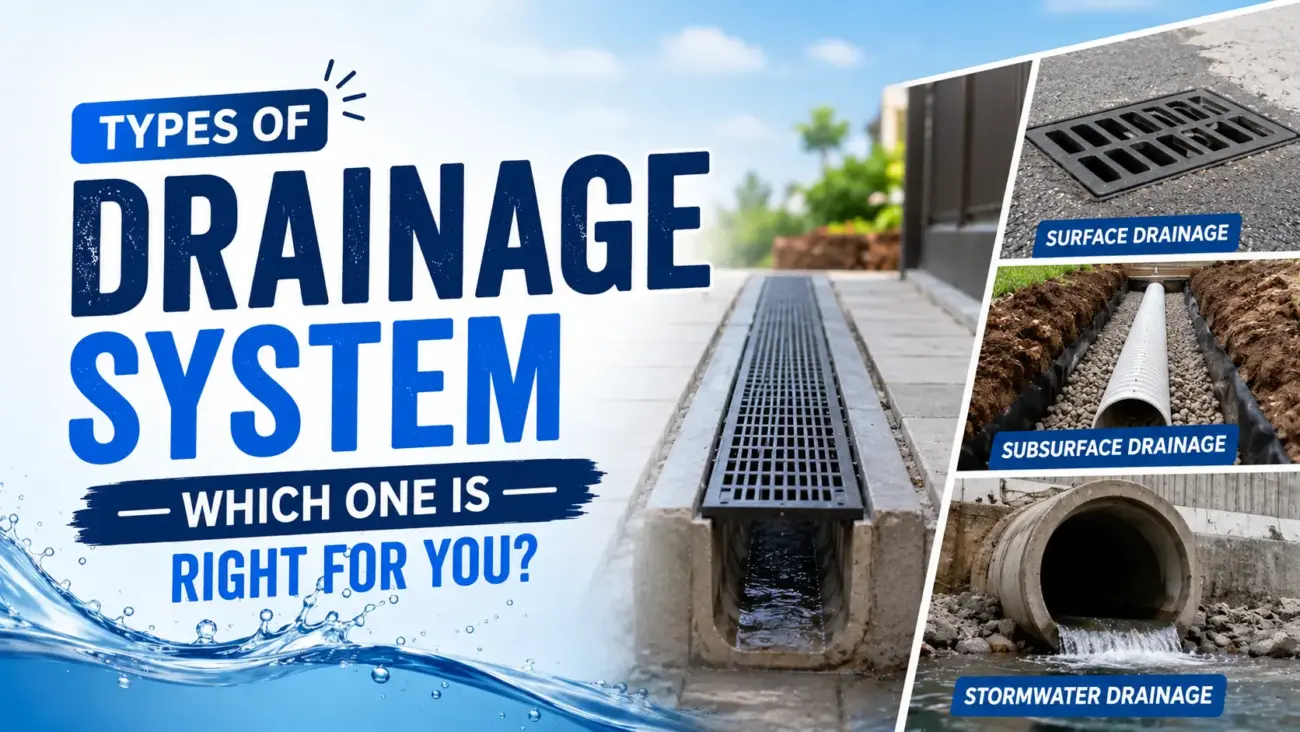 Types of Drainage System - Which One is Right For You