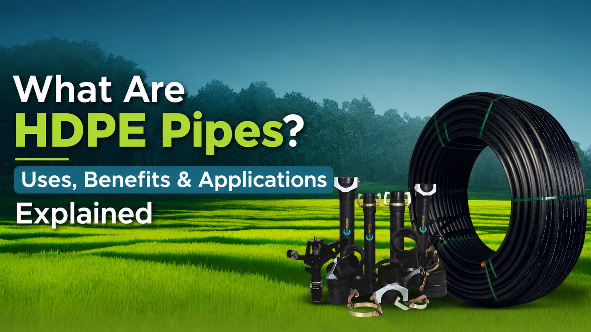What Are HDPE Pipes Uses, Benefits & Applications Explained