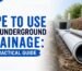What Type of Pipe to Use for Underground Drainage A Practical Guide