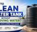 How to Clean Water Tank Without Removing Water?