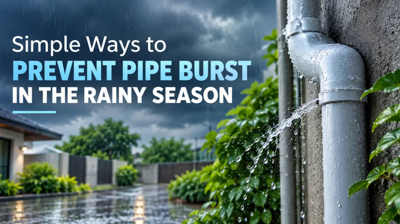 Simple Ways to Prevent Pipe Burst in the Rainy Season