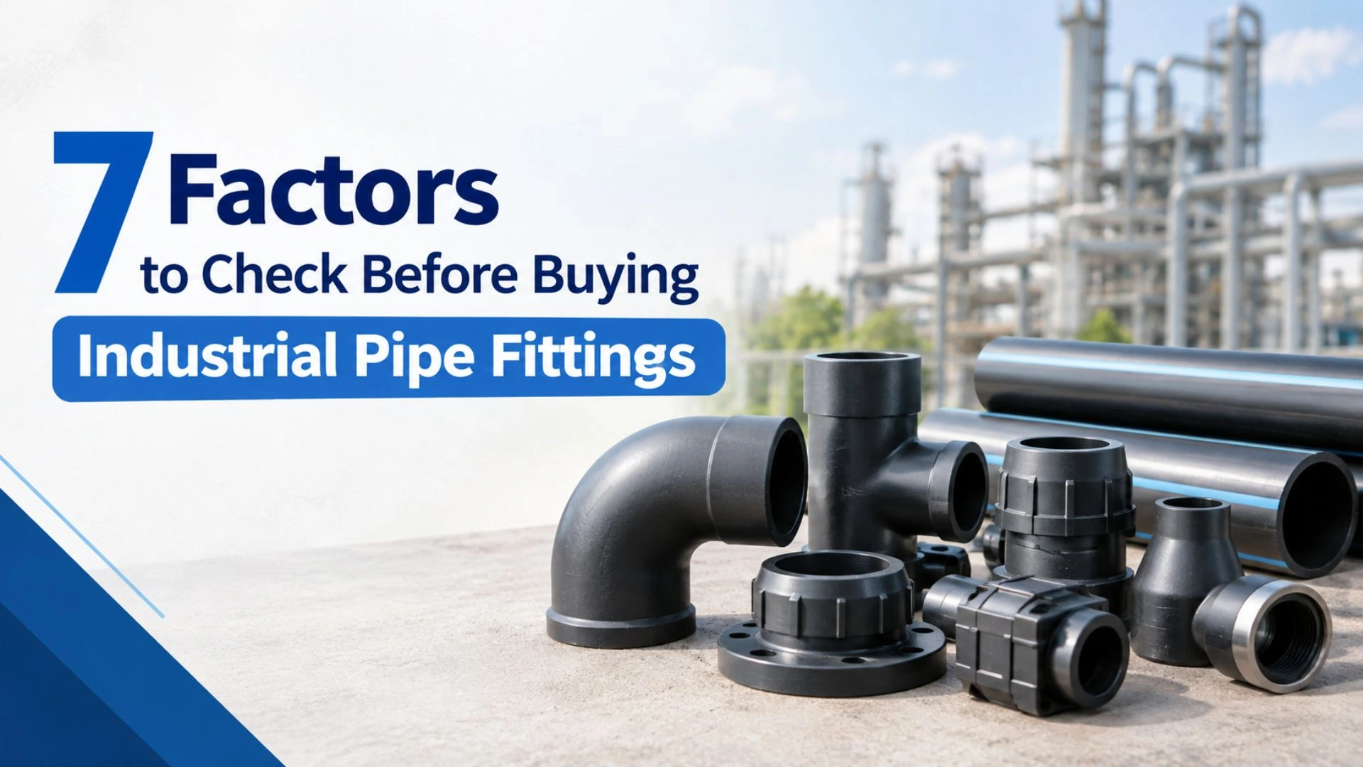 7 Factors to Check Before Buying Industrial Pipe Fittings