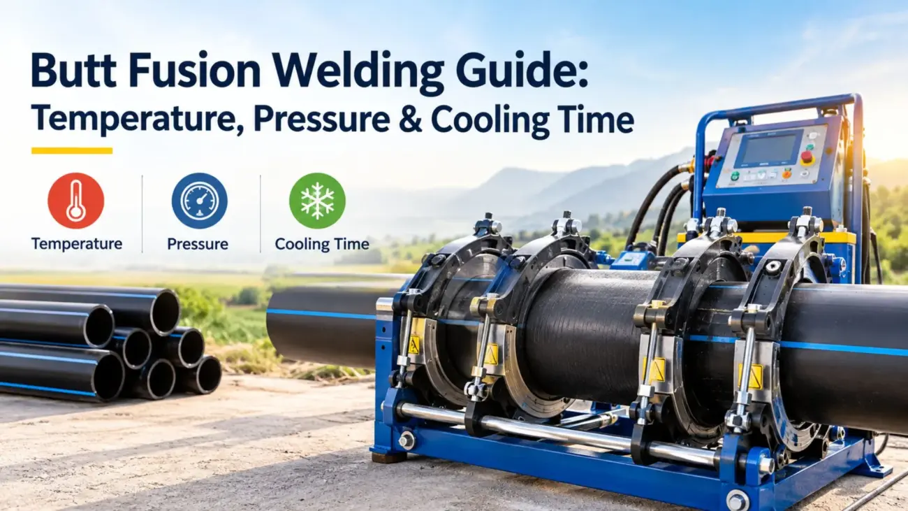 Butt Fusion Welding Guide: Temperature, Pressure & Cooling Time