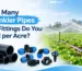 How Many Sprinkler Pipes and Fittings Do You Need per Acre?